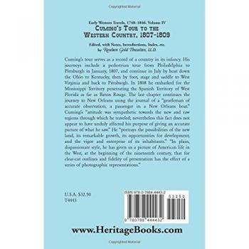 Early Western Travels 1748-1846 Volume IV