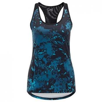 Venice Beach Cilia AOP Tank in Schwarzer Lagoon‑Kristalle – L
