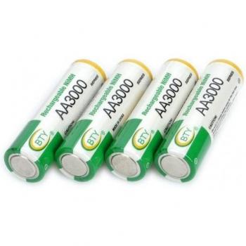 EcoPower 3000mAh Ni-MH AA Batteries