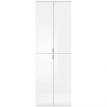 Armoire BODITE – 4 Portes – Design Élégant en Blanc