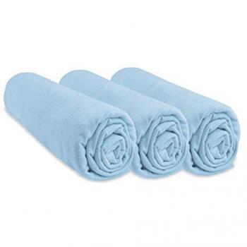 Lot de 3 Draps housse 70x140 cm