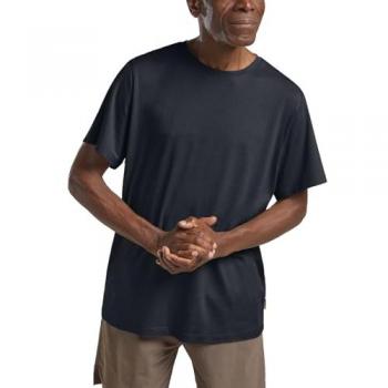 Maglia Jack Wolfskin Travel Blu Navy a Maniche Corte M
