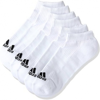 Adidas Men's 3-Stripes No-Show Socks (3-Pack)