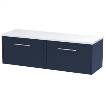 Hudson Reed Juno 1200mm Vanity Unit with White Worktop