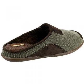 Chaussons en Tissu Marron Cotswold Westwell pour Hommes