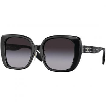 Burberry Anteojos de sol BE4371F, talla asiática 54, modelo HELENA, código 30018G, para mujer en negro