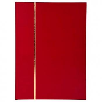 Collectionneuse de timbres en simili-cuir 32 pages