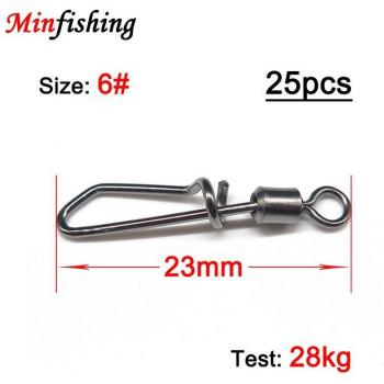 Minfishing Fishing Swivel Snap Connector