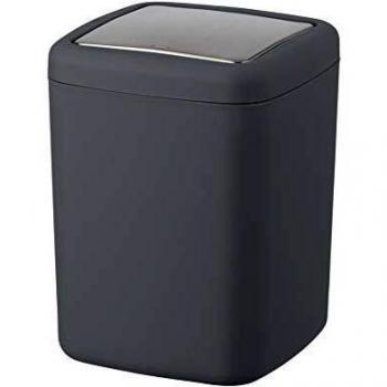 Barcelona 3L Portable Bathroom Trash Bin – Tilt Top Design – Scratch‑Proof, BPA‑Free Plastic – Anthracite Shade