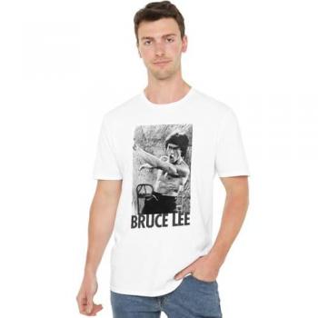 Bruce Lee Signature Monochrome T‑Shirt – White