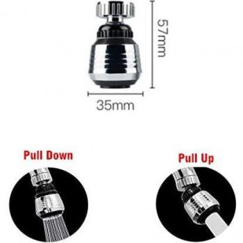 Grifo de cocina con pulverizador y aireador regulable