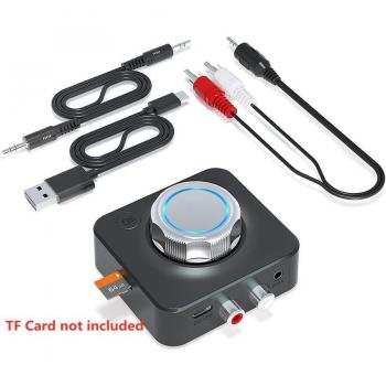 Wireless Audio Receiver with Bluetooth 5.0 and TF Card Support