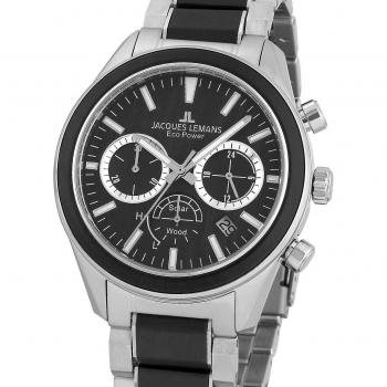 Jacques Lemans Eco Power Chronograaf met Datumfunctie