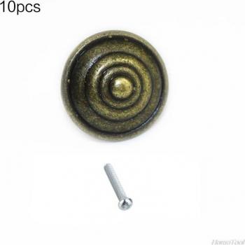 Mousquetons de tiroir en laiton antique – ensemble 10