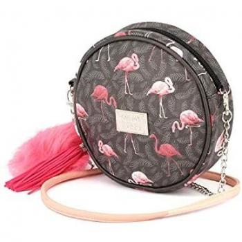 Oh My Pop! Borsa Messenger Flaminpop, 18 cm, Nero