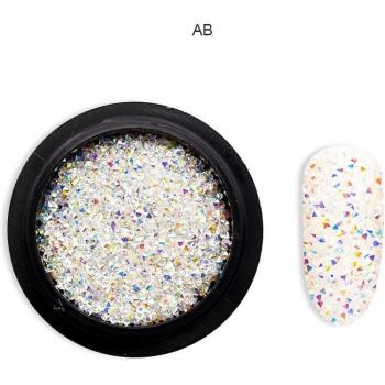 3D Nail Art Decorations with 1.1mm Micro Rhinestones