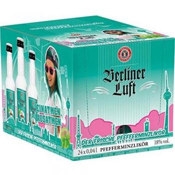 Berliner Luft Der Frische Liqueur à la Menthe 18 % vol. 24 × 0,02 L