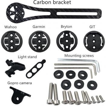 Estuche Montable Carbono GarminGoPro