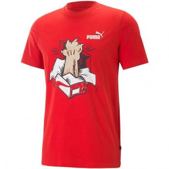 Camiseta Puma Gráficos Sneaker Rojo