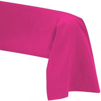 Taie de traversin fuchsia 57 fils