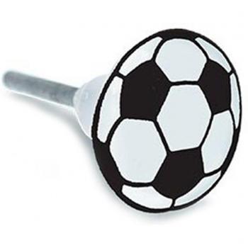 Puxador de mueble 'Fútbol' cerámico