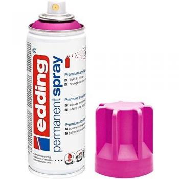 Spray acrylique permanent Edding 5200 en magenta mat