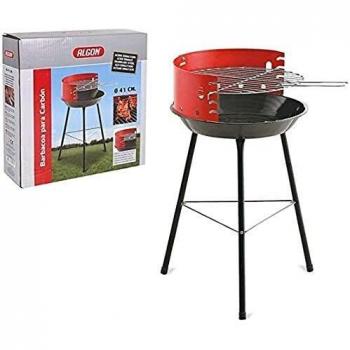 Barbecue Algon 66674, 41 cm, Rosso/Nero