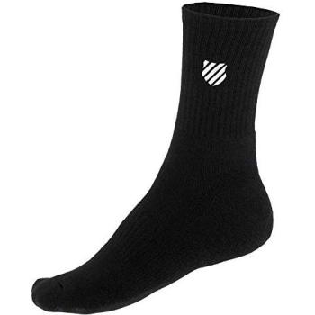 K‑Swiss Black HyperCourt Tennis Socks – 45–46