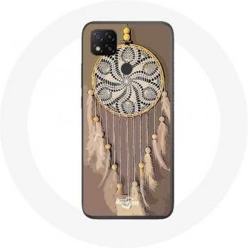 Xiaomi Redmi 9C Brown Dream Catcher TPU Case