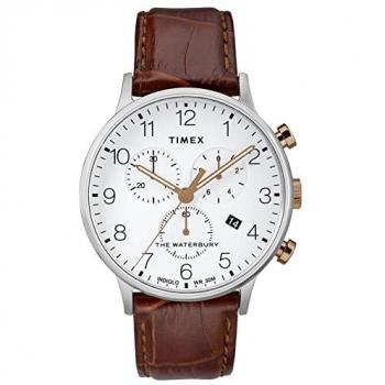 Classic Timex Brown Leather Wristwatch – TW2R72100
