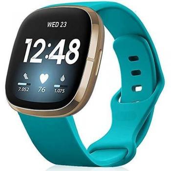 Cinturino Teal per Fitbit Versa 3/Sense in Silicone