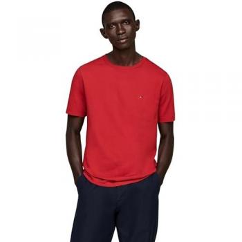 Tommy Hilfiger Maglietta Essential a Maniche Corte Colore Dark Magma