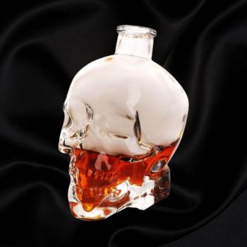Halloween Skeleton Crystal Wine Glass 380ml
