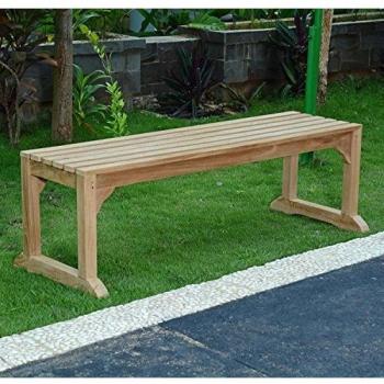 Banco de teca ecograde 140 cm (sin respaldo)