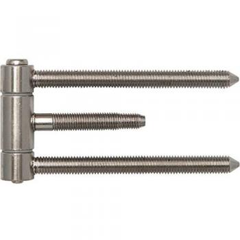 SFS Intec 18 mm Steckband – 3‑teilig, feuerfest, mit Aushängesicherung, vergoldet (Vernickelung)
