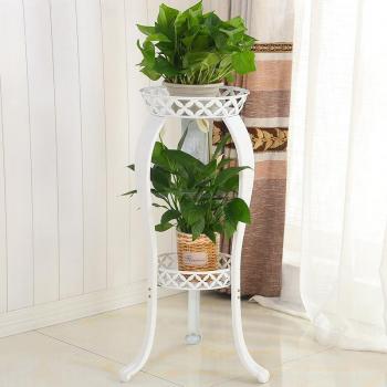 Large Metal Plant Holder with Wheels