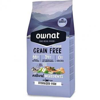 OWNAT GATO PRIME GRAIN FREE ESTERILIZADO PESCADO 3 KG