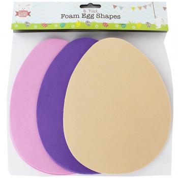 Easter Egg Foam Shapes