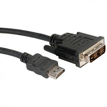 Cable HDMI a DVI-D 3m, conectores macho