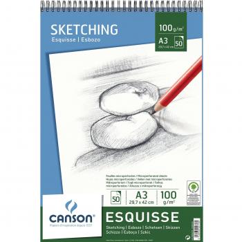 Blocco Esquisse A3 50ff spiralato