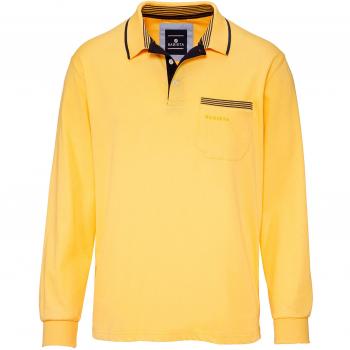 BABISTA Herren Langarm-Poloshirt Baumwolle – Hautverträglich