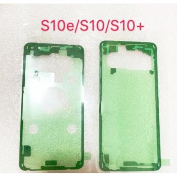Sticker écran LCD complet avant + revêtement adhésif arrière pour batterie – Galaxy S10 / S10E / S10 Plus