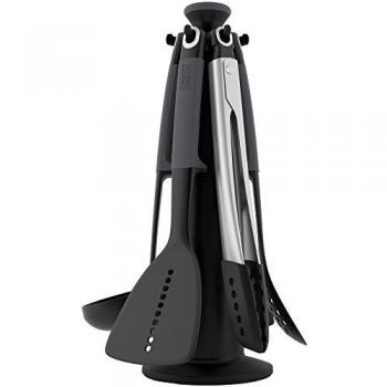 Elevate Kitchen Tongs Carousel – Grey Steel