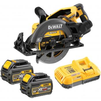 DEWALT DCS577T2-GB 54V XR FLEXVOLT 2 X 6.0Ah 190mm Cordless High Torque Circular Saw