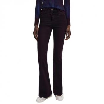 Denim-CoCo Flare-Jeans Desigual – Bordeauxfarbener Damenstil, Größe 44, 25WWDD19