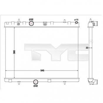 Radiatore TYC726‑0019