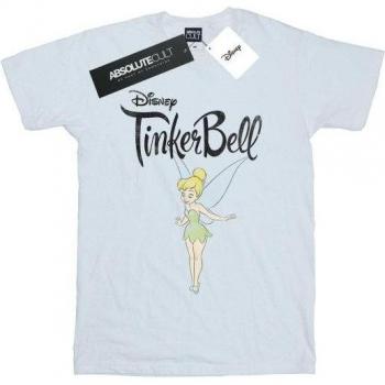 Camiseta Feminina Disney Tinker Bell Aleteo en Algodón L Blanca