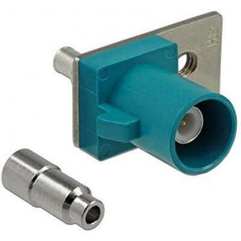 Z-Connector FAKRA con Pasador elástico para soldar, 1 orificio – DELOCK 89812