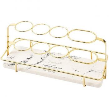 Estante para cepillos de dientes y vasos