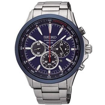 Seiko Solar Men's Timepiece, SSC495P1 Silver